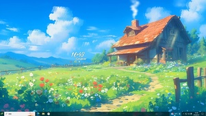 田野炊烟小屋