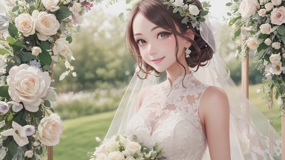 婚纱女孩