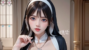 清纯可爱修女