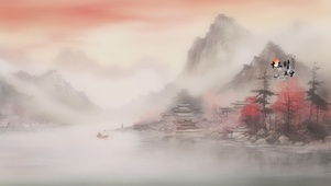 4K国风山水