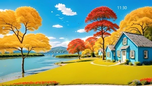 秋日海岸