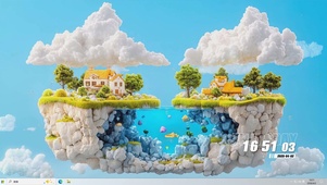 小清新树木桌面主题