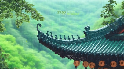 4K护眼 空山灵雨 静修禅心