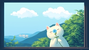 窗外夏日的风