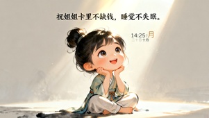 祝你卡里不缺钱