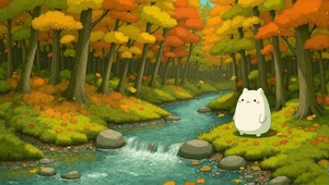 童话森林的霜降