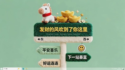 发财的风吹到你这里