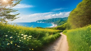 海边小土路