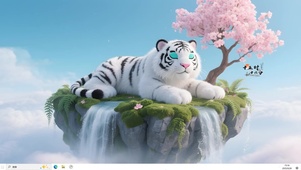 可爱白虎