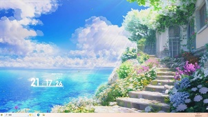 海景花草树木桌面主题