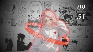 春野樱 文字环绕（时钟版）