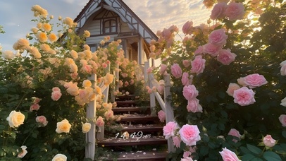 玫瑰清新小屋