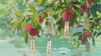 清新护眼祈福桌面