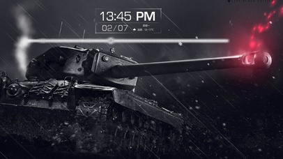 寒冷雨夜的虎式坦克