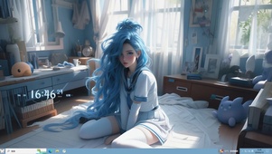 蓝系少女【配套主题】