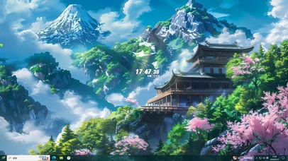 山花摇曳 明媚春光