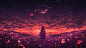 唯美晚霞