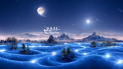 唯美治愈星月夜