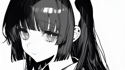 霞沢美游-黑白冷漠少女