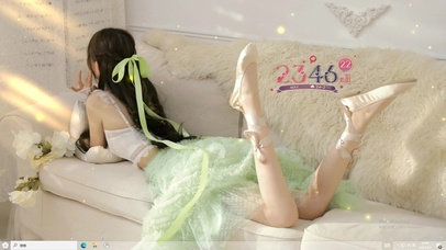 4k美少女的背影