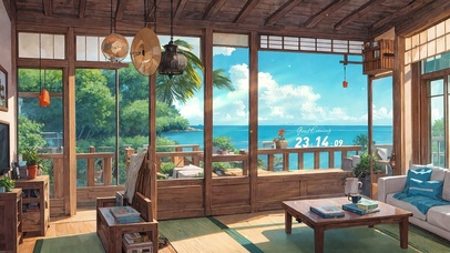 治愈海边小木屋