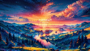 晚霞云彩