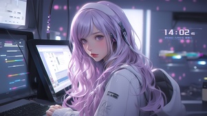 清纯甜美电竞女孩