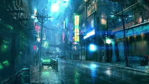 科幻朋克街头