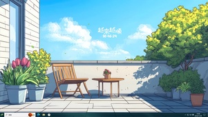 清新治愈系风景主题