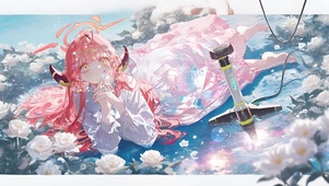 陆八魔爱露-4k插画