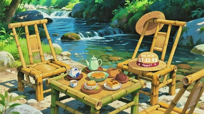 一起去溪边踏青吧