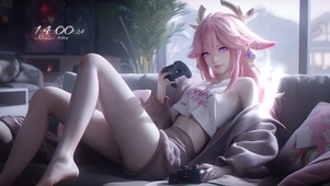 电玩甜美神子