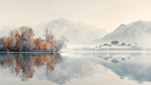 工笔山水