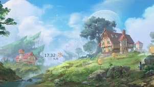 4K唯美治愈动漫乡野山间