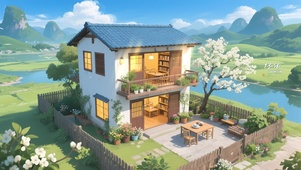 温馨日式田园小屋
