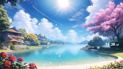 4k樱花湖230425