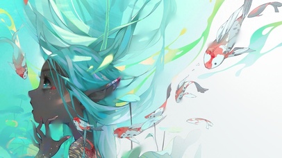 《采桑子》（画作者：仲宇画说）