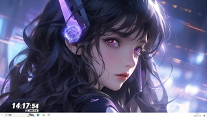 黑发少女