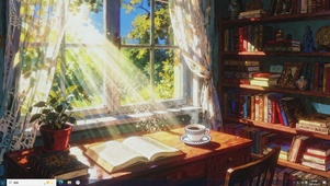 晴日书房的治愈切片-桌面主题