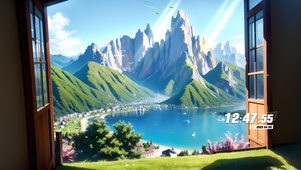 窗外景色