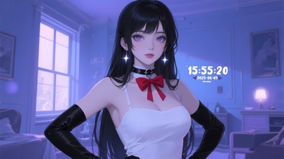 纯欲系制服吊带美女