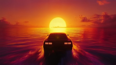 海上日出