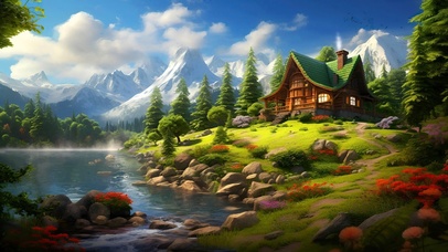 河边小屋