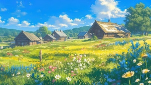 花田传统木屋