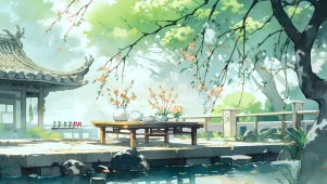 唯美中式庭院