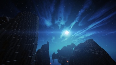 月光照耀Minecraft