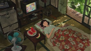 午后在客厅小憩