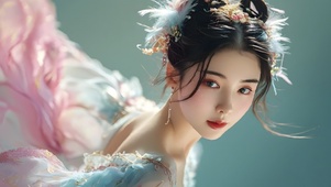 蓝色仙姬仙女神女美女15