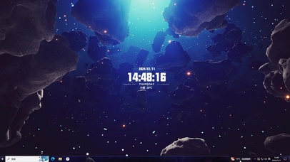 太空小行星主题