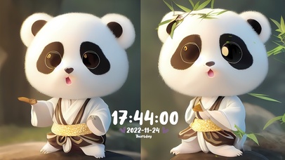 可爱萌宠熊猫宝宝